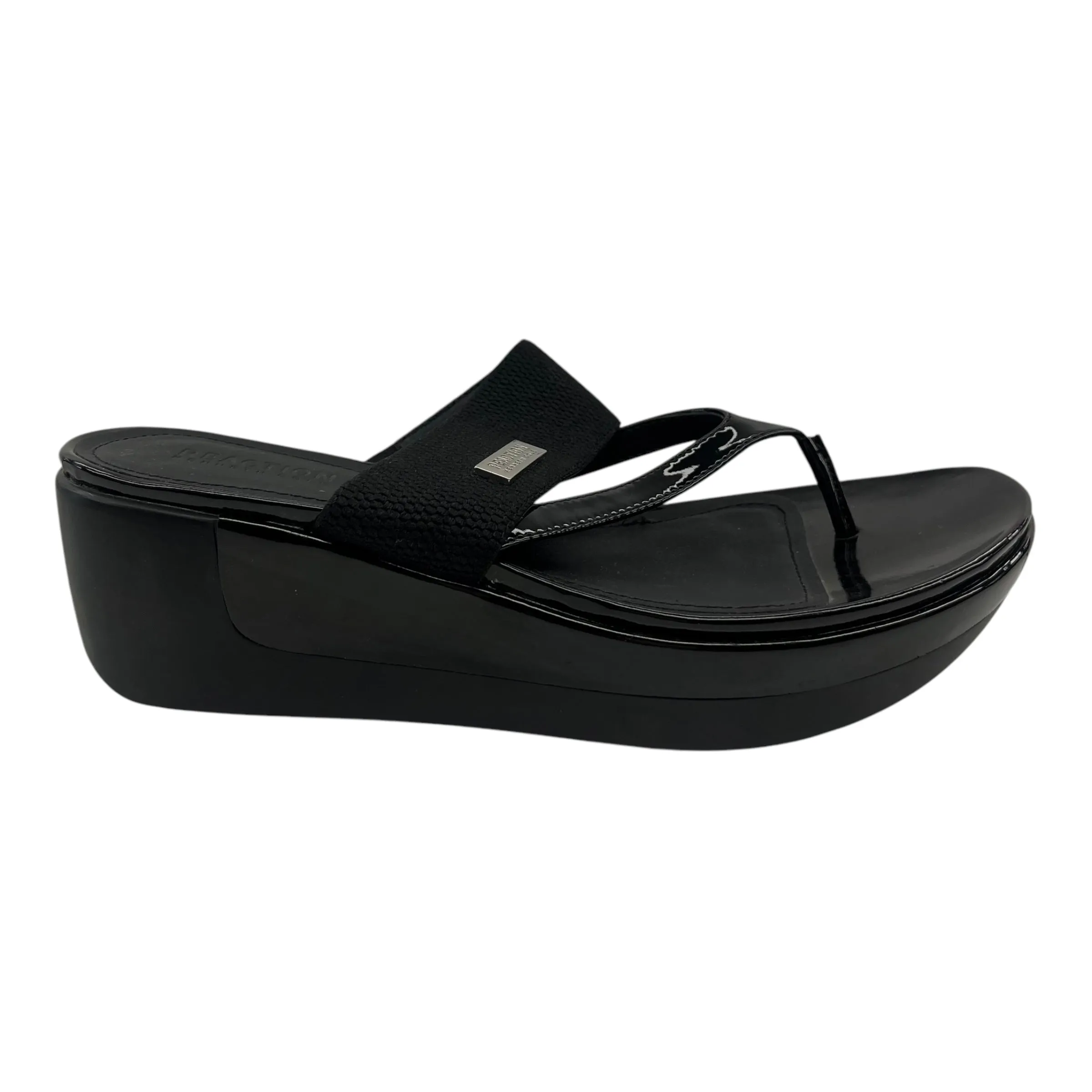 Sandals Heels Wedge By Kenneth Cole In Black, Size:9