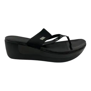 Sandals Heels Wedge By Kenneth Cole In Black, Size:9