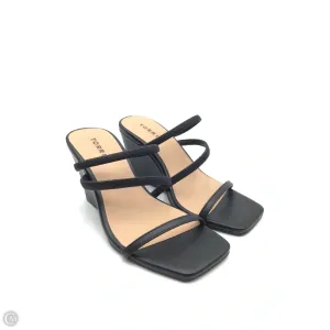 Sandals Heels Wedge By Torrid In Black, Size: 7