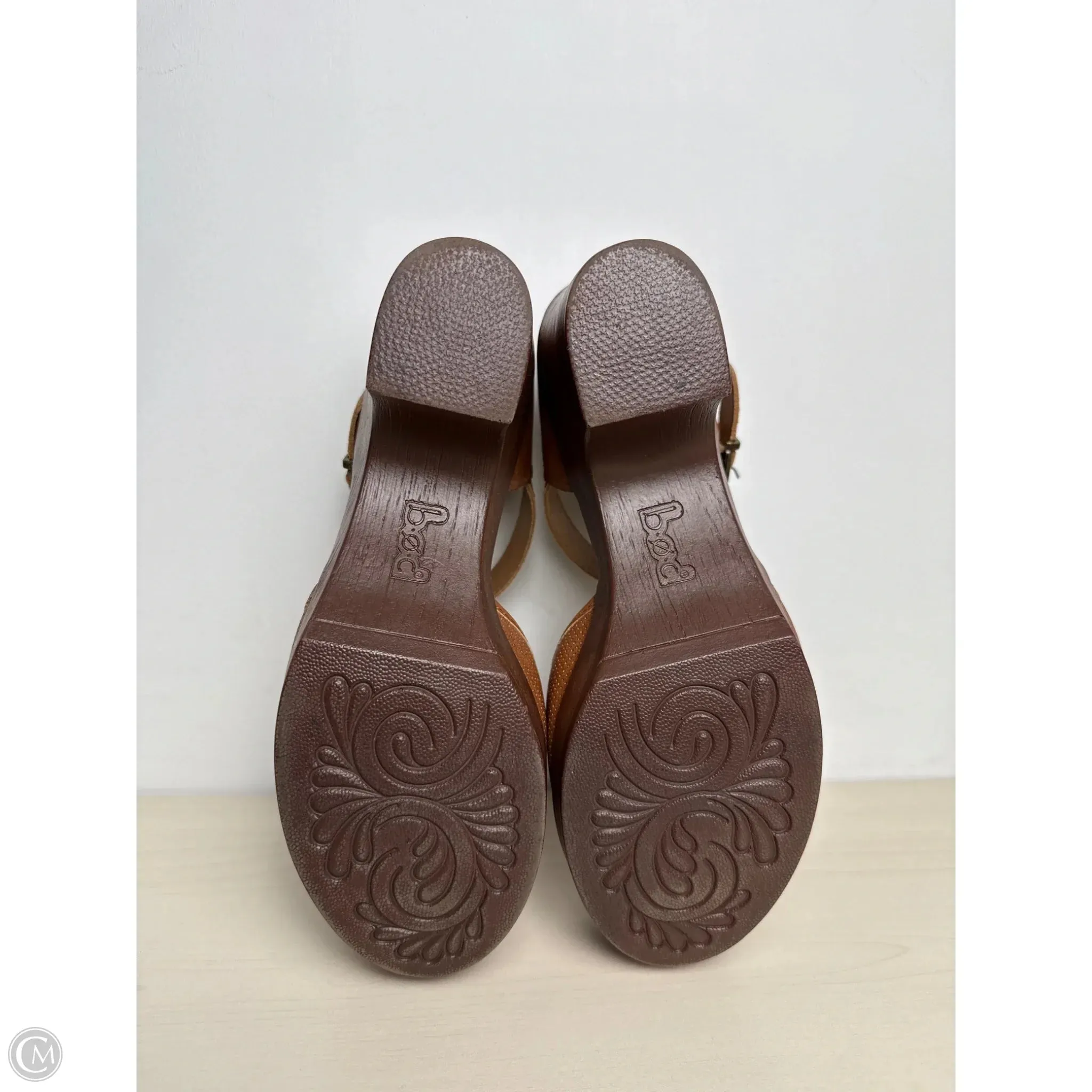 Shoes Heels Block By Born In Tan, Size: 8.5