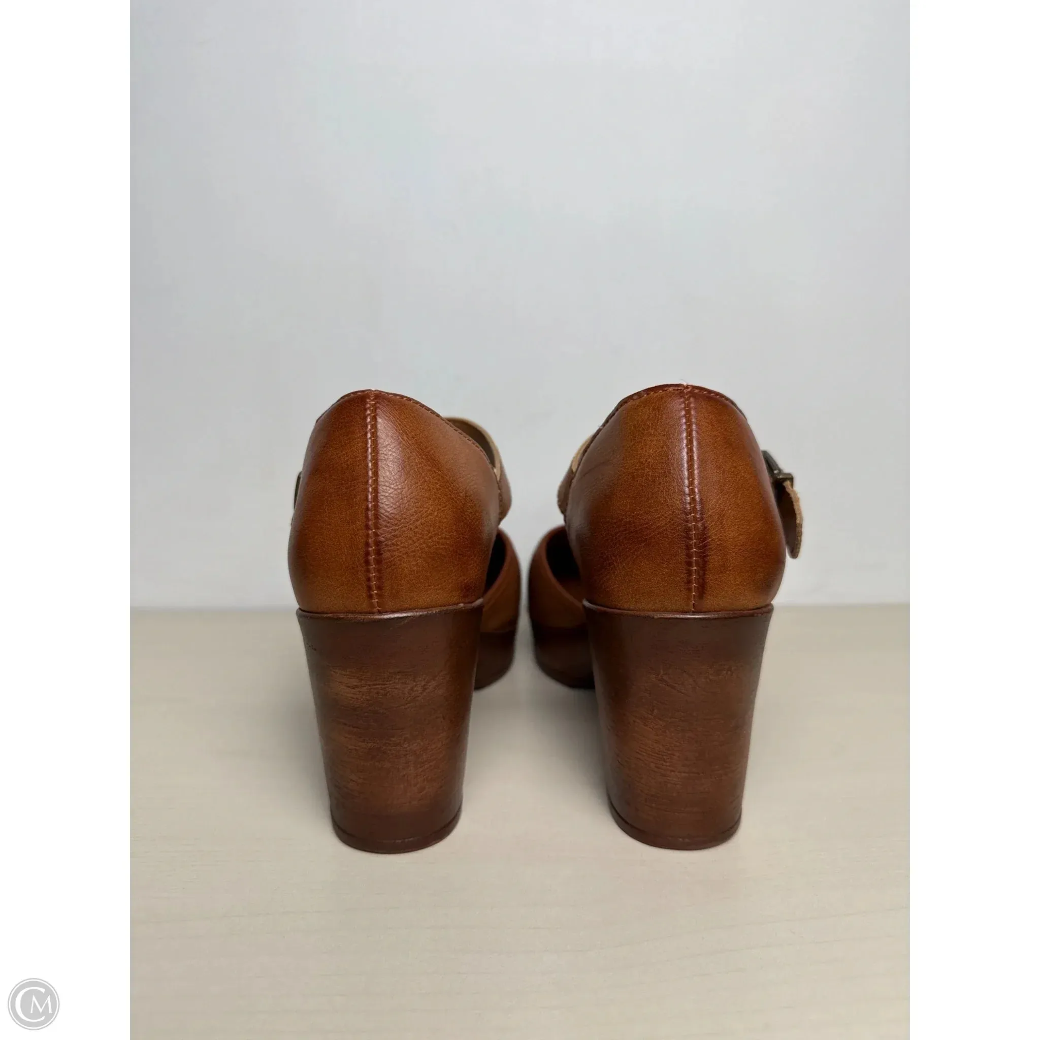 Shoes Heels Block By Born In Tan, Size: 8.5