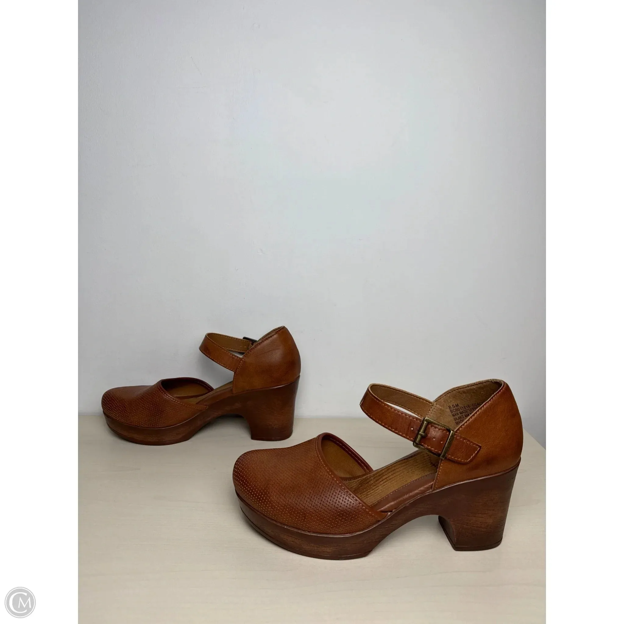 Shoes Heels Block By Born In Tan, Size: 8.5