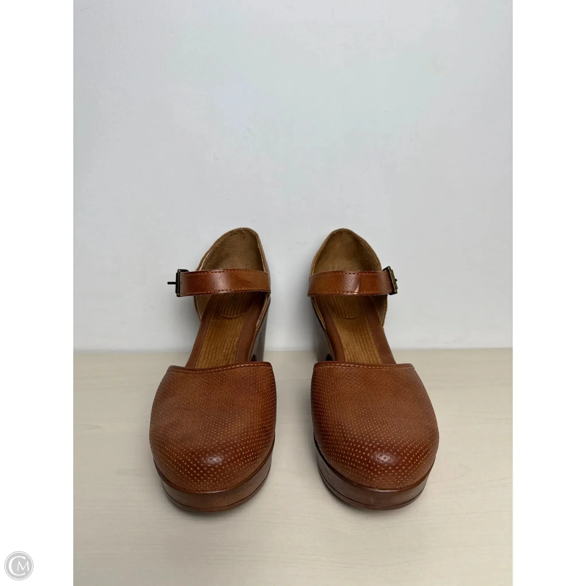 Shoes Heels Block By Born In Tan, Size: 8.5