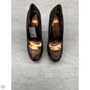 Shoes Heels Stiletto By Clothes Mentor In Bronze, Size: 10