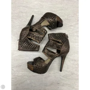 Shoes Heels Stiletto By Kenneth Cole Reaction In Bronze, Size: 9.5