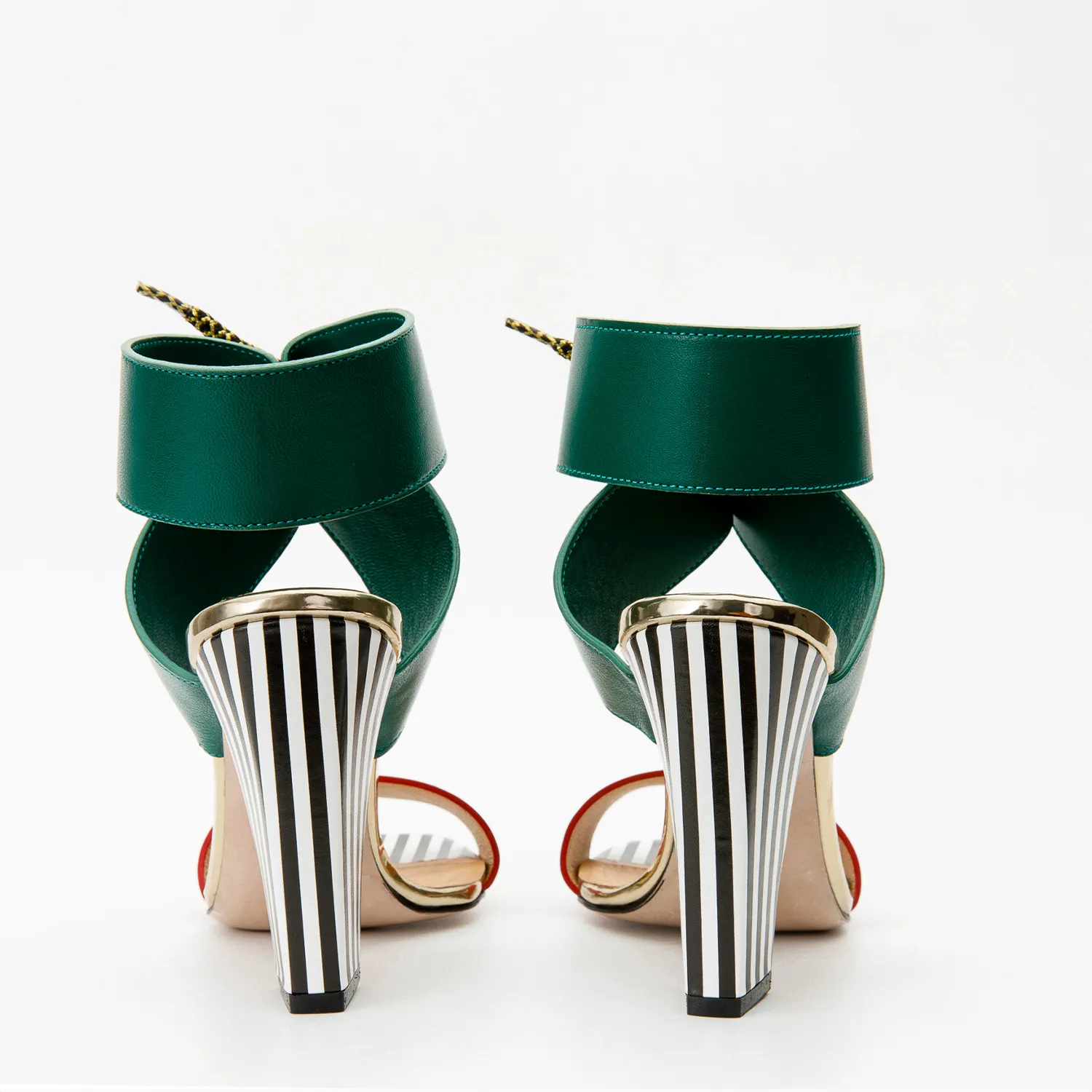 The Bloke Ankle Strap Multicolor Leather Women Sandal