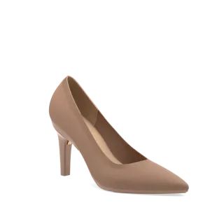 The Pump - Latte Knit   Stiletto Heel Kit 4 Latte - FINAL SALE