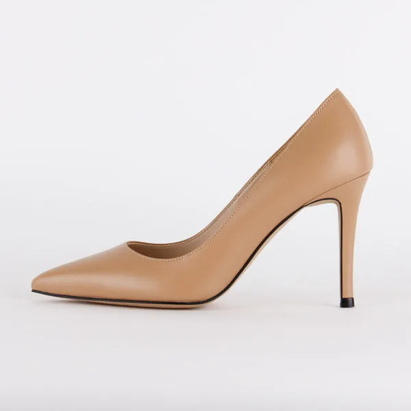 *UK size 1 - ROSE AVENUE - navy, 10cm heels