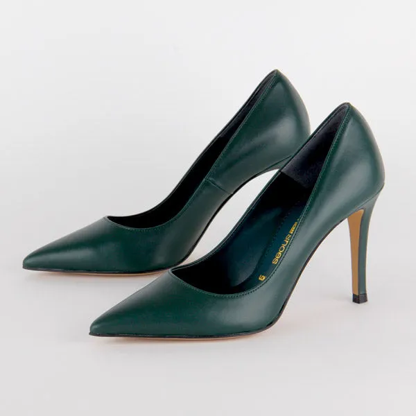 *UK size 1 - ROSE AVENUE - navy, 10cm heels