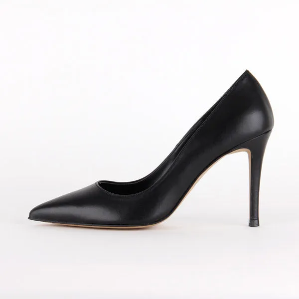 *UK size 1 - ROSE AVENUE - navy, 10cm heels