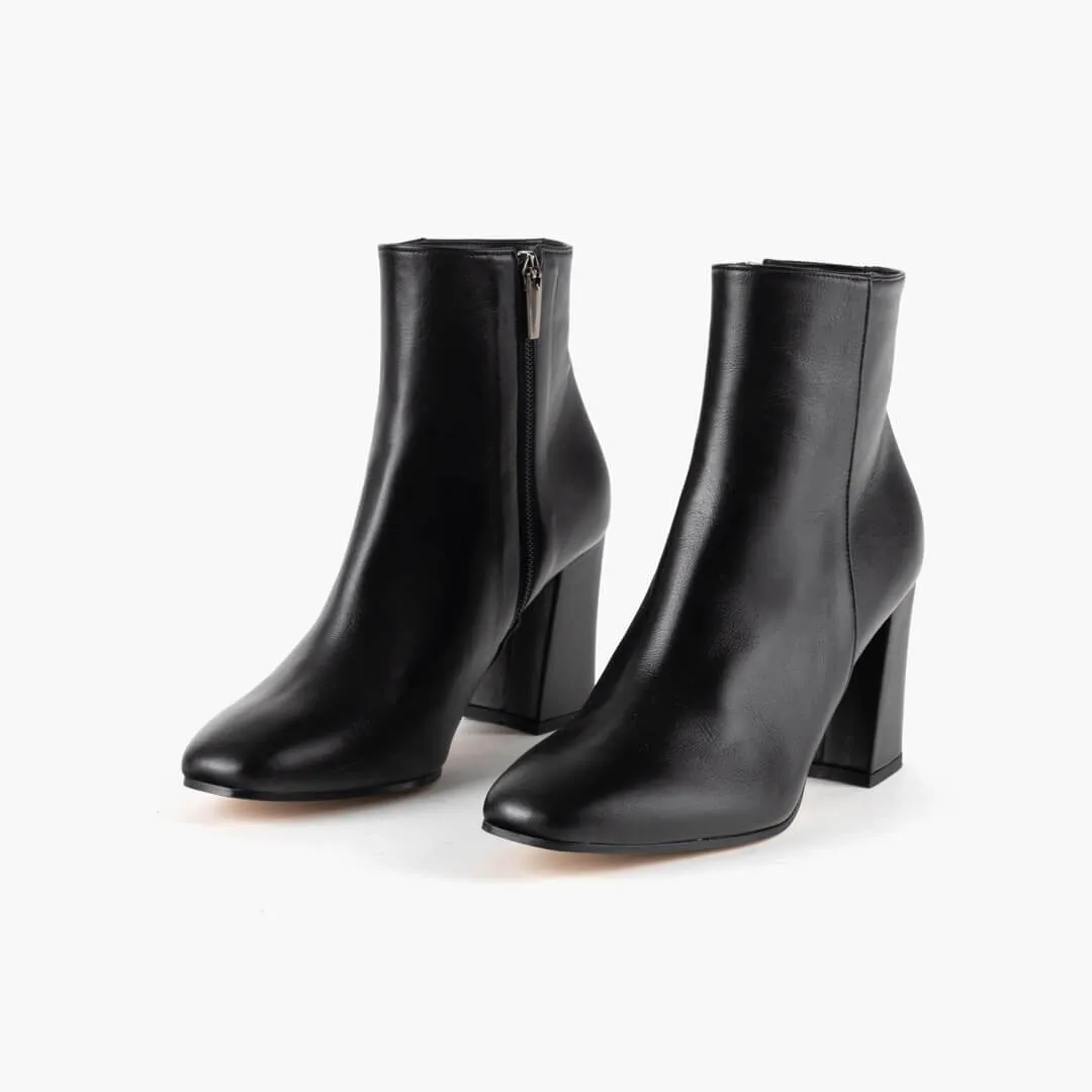 *UK size 13 - IVY - black, 8cm heels