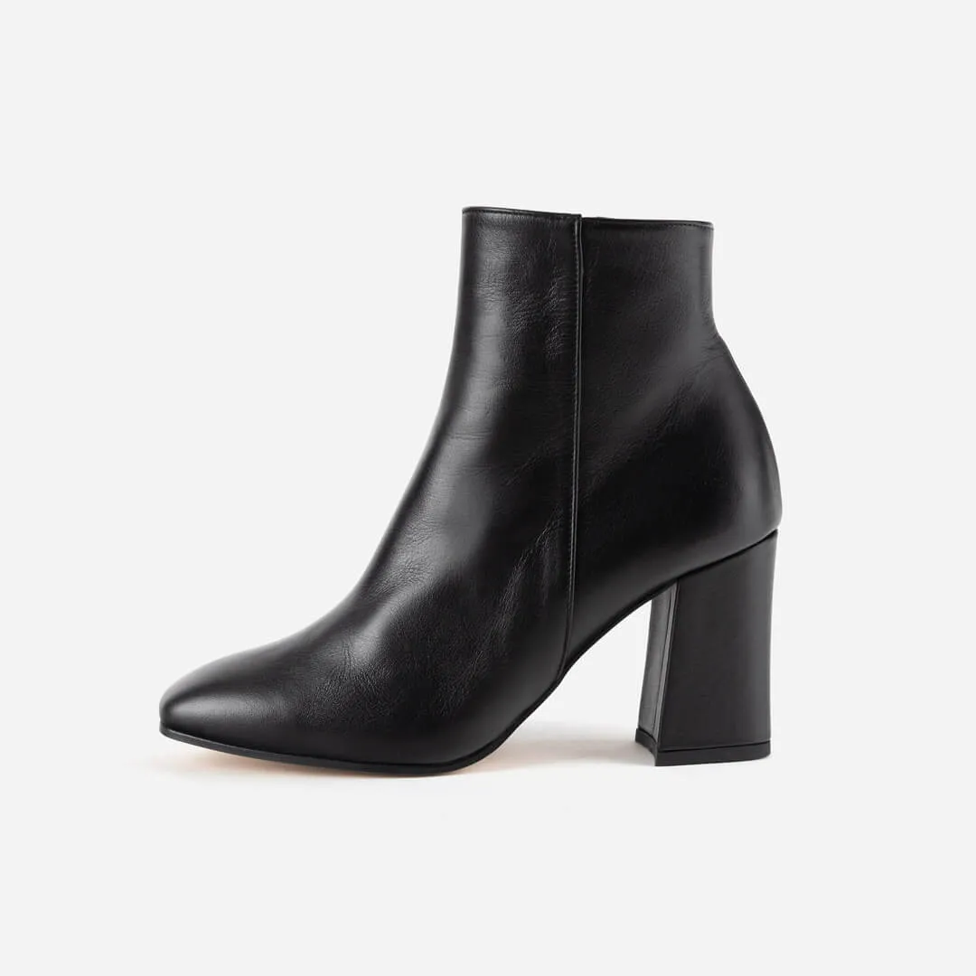 *UK size 13 - IVY - black, 8cm heels