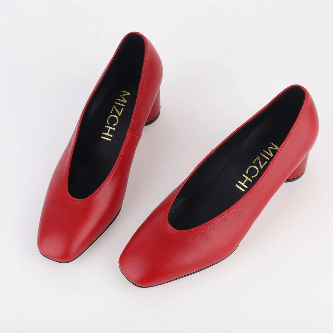 *UK size 13 - WILLOW - black, 5cm heels