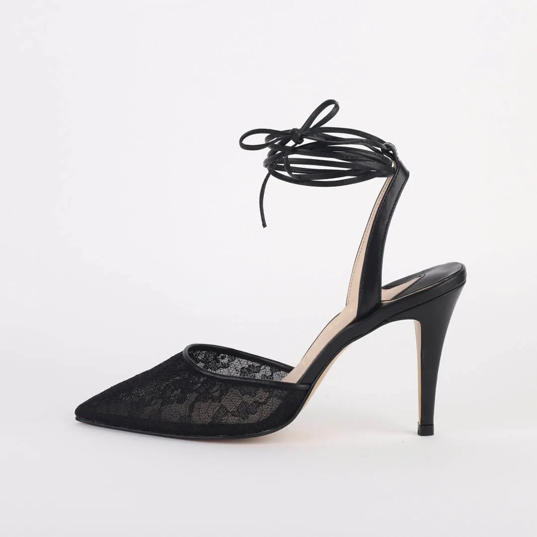 *UK size 2 - DIANE - ivory, 9cm heels
