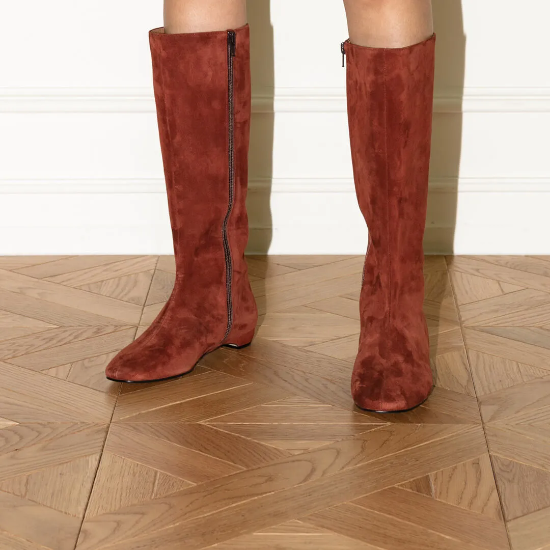 *UK size 2 - SCARLET - black, 2cm heels