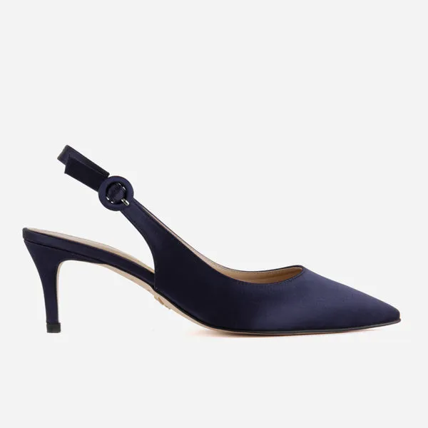 *UK size 3  - HENSON - navy, 6cm heels