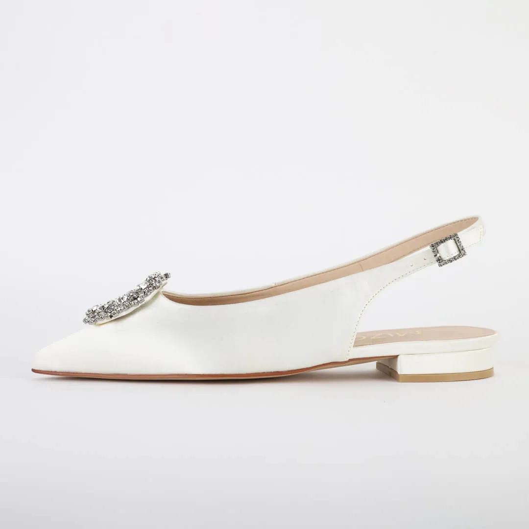 *UK size 3 - LOVE DUO - ivory, 8cm heels