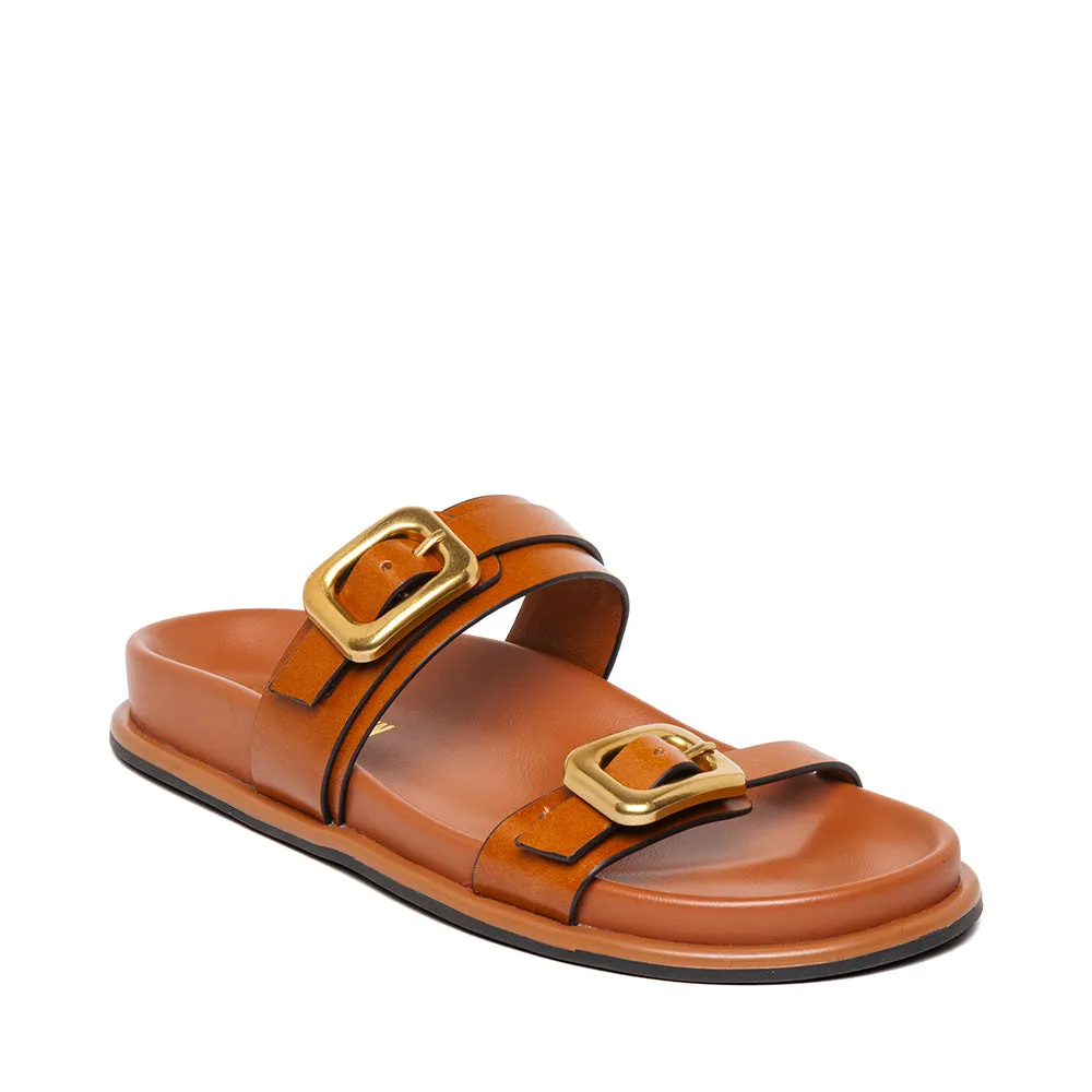 Zaz Slide TAN LEATHER